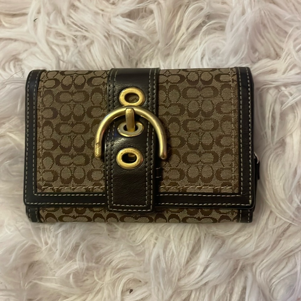 Authentic coach wallet